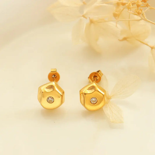 Crystal Geometric Earrings