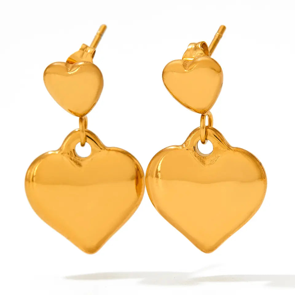 Chunky Heart Earrings