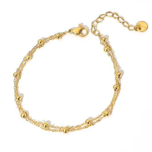 Simple Classic Anklets - Gold