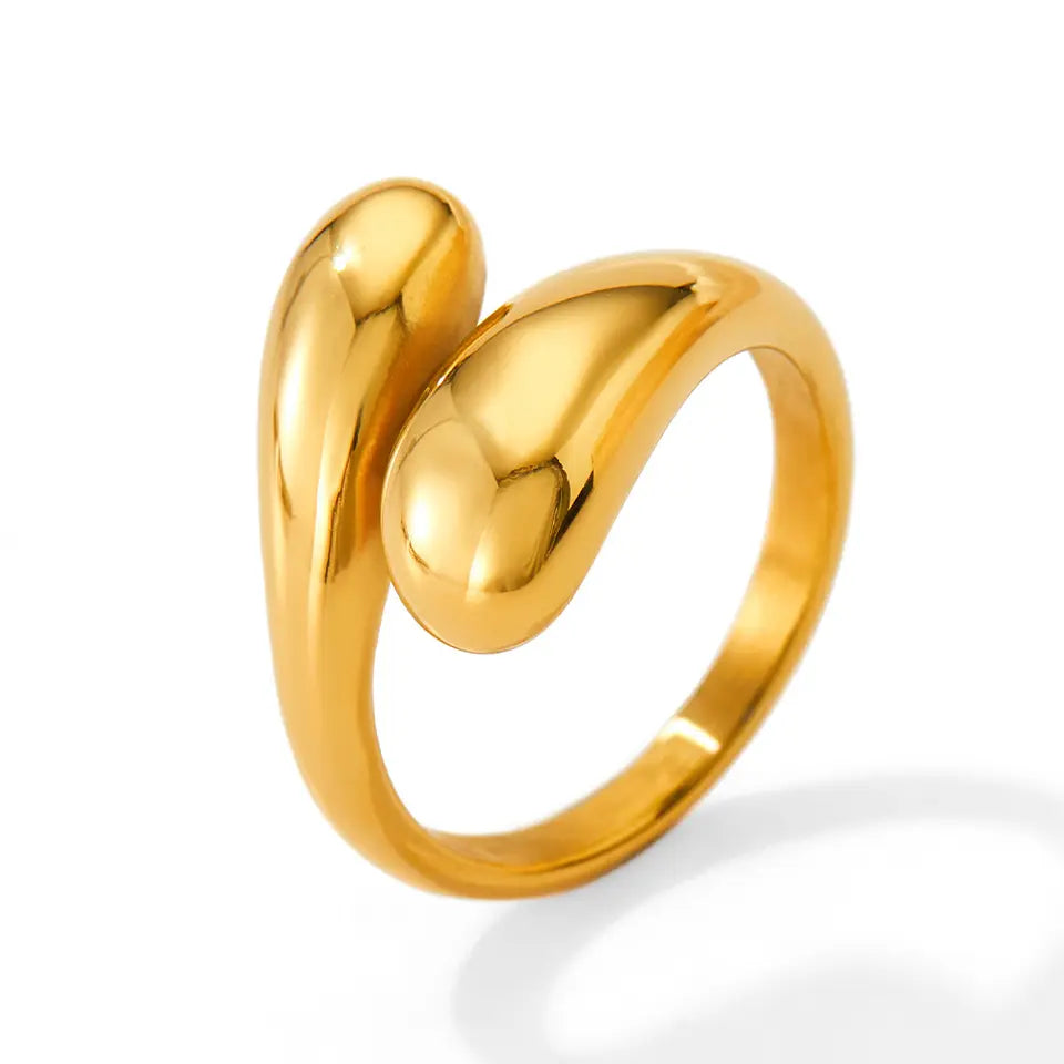 Curve Bright Open Finger Ring