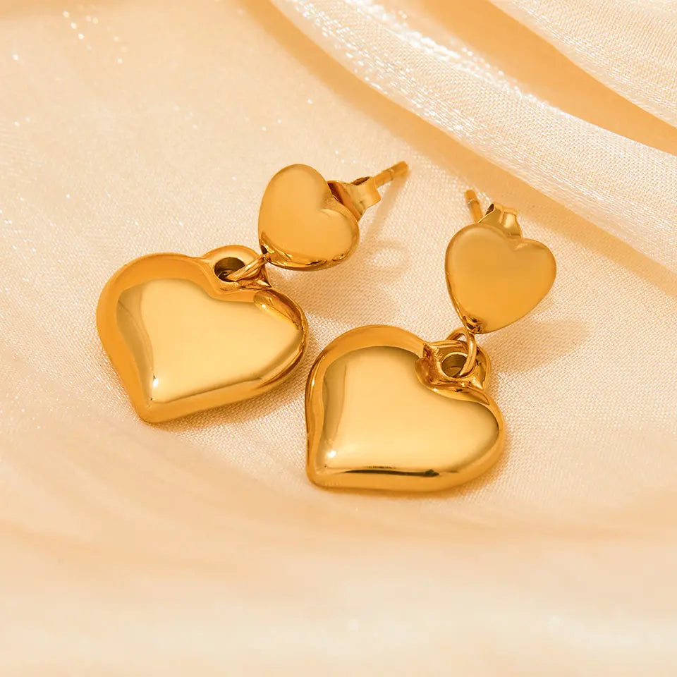 Chunky Heart Earrings