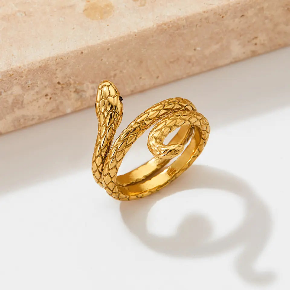 Trendy Snake Shape Ring