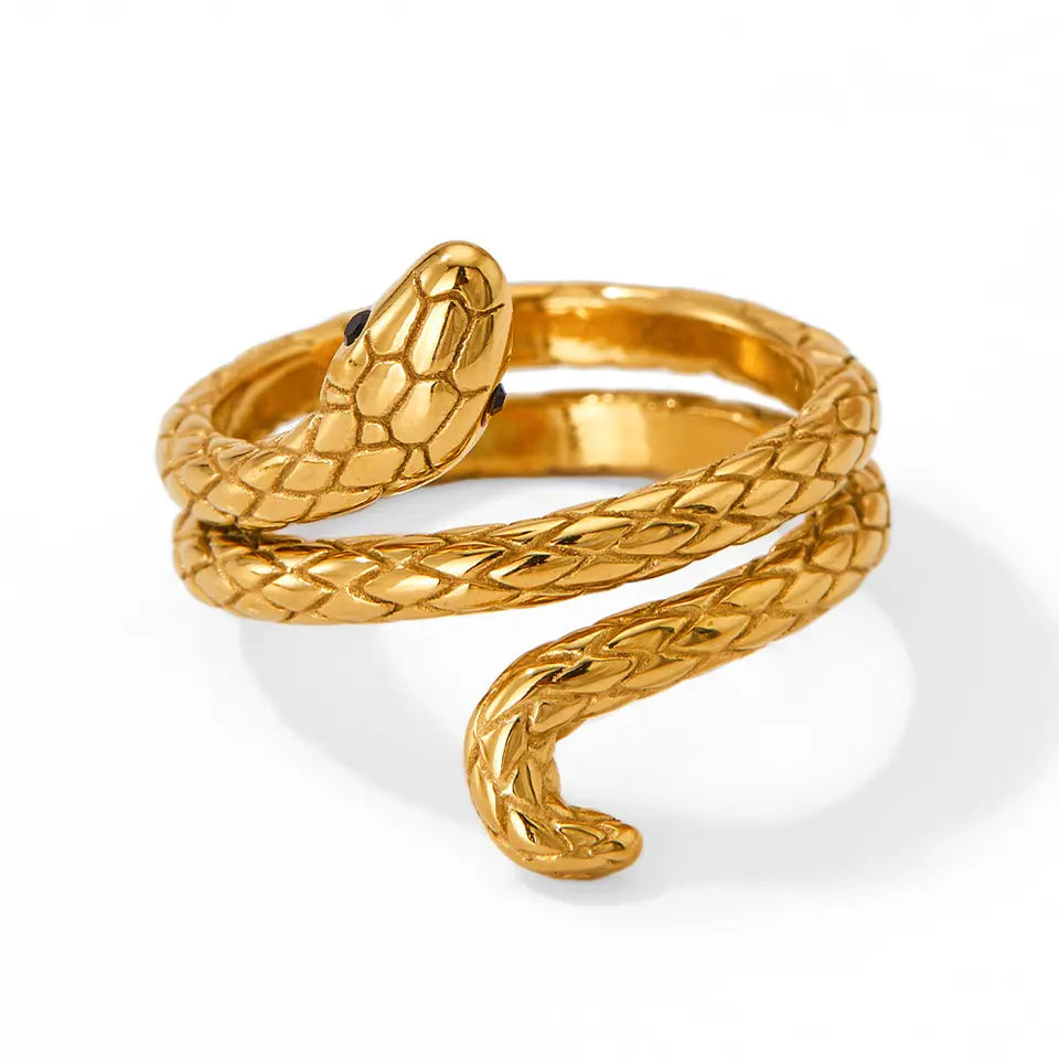 Trendy Snake Shape Ring