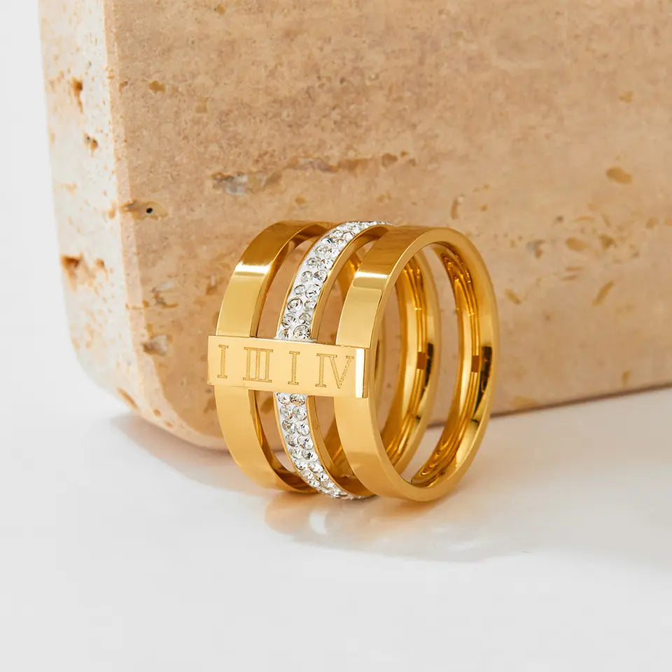 roman-numerals-zircon-rings-gold-siju-jewelry